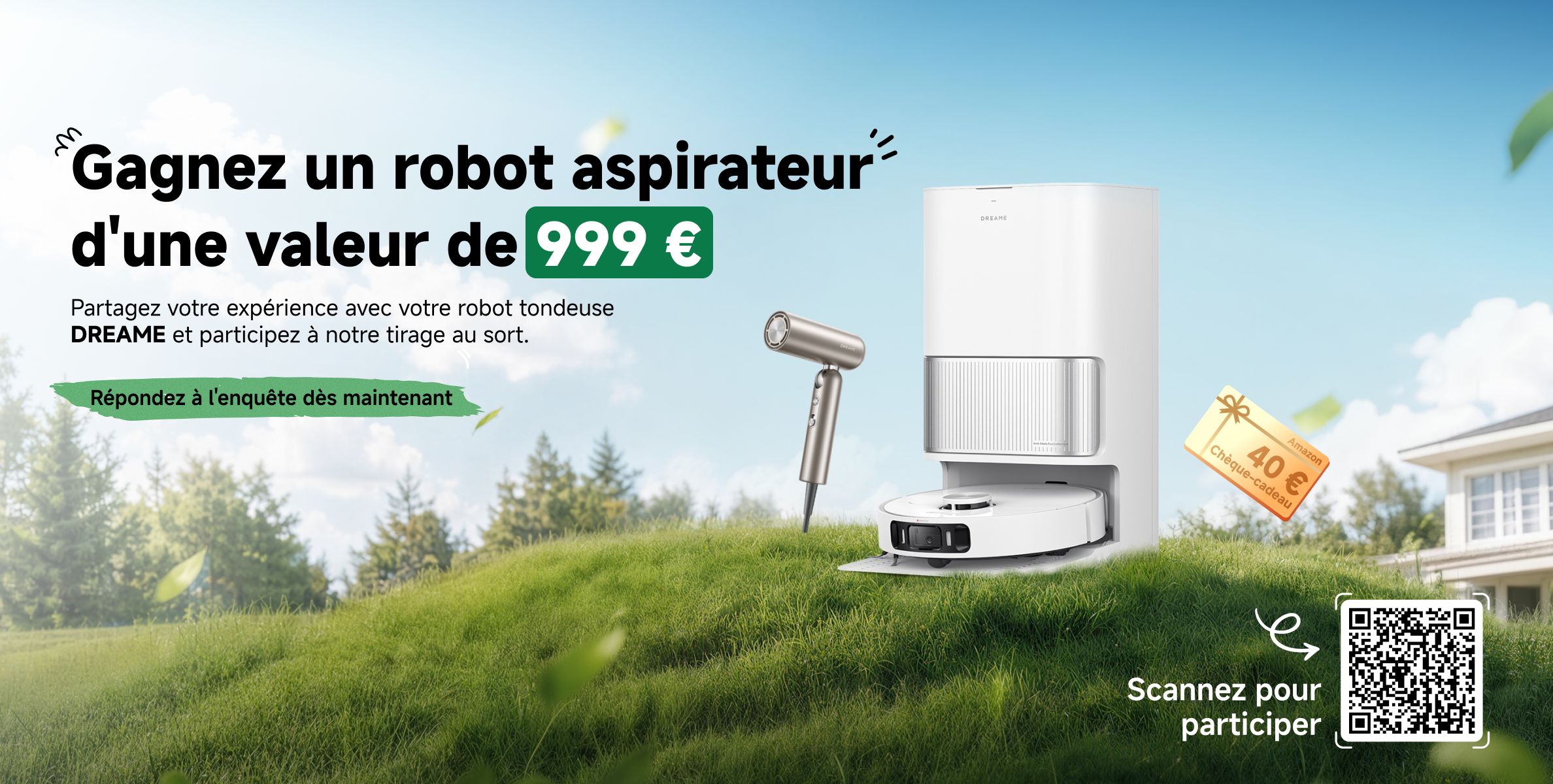 🎁Répondez à notre enquête et tentez 