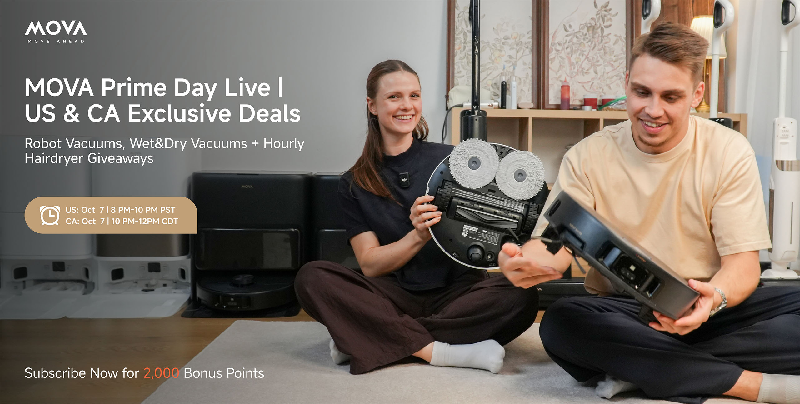 🍂 MOVA Prime Day Live (US/CA) | ...